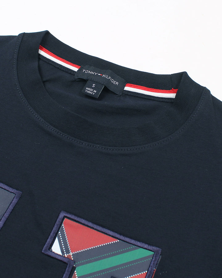 Men's Hil. Motive T Shirt - Navy Blue