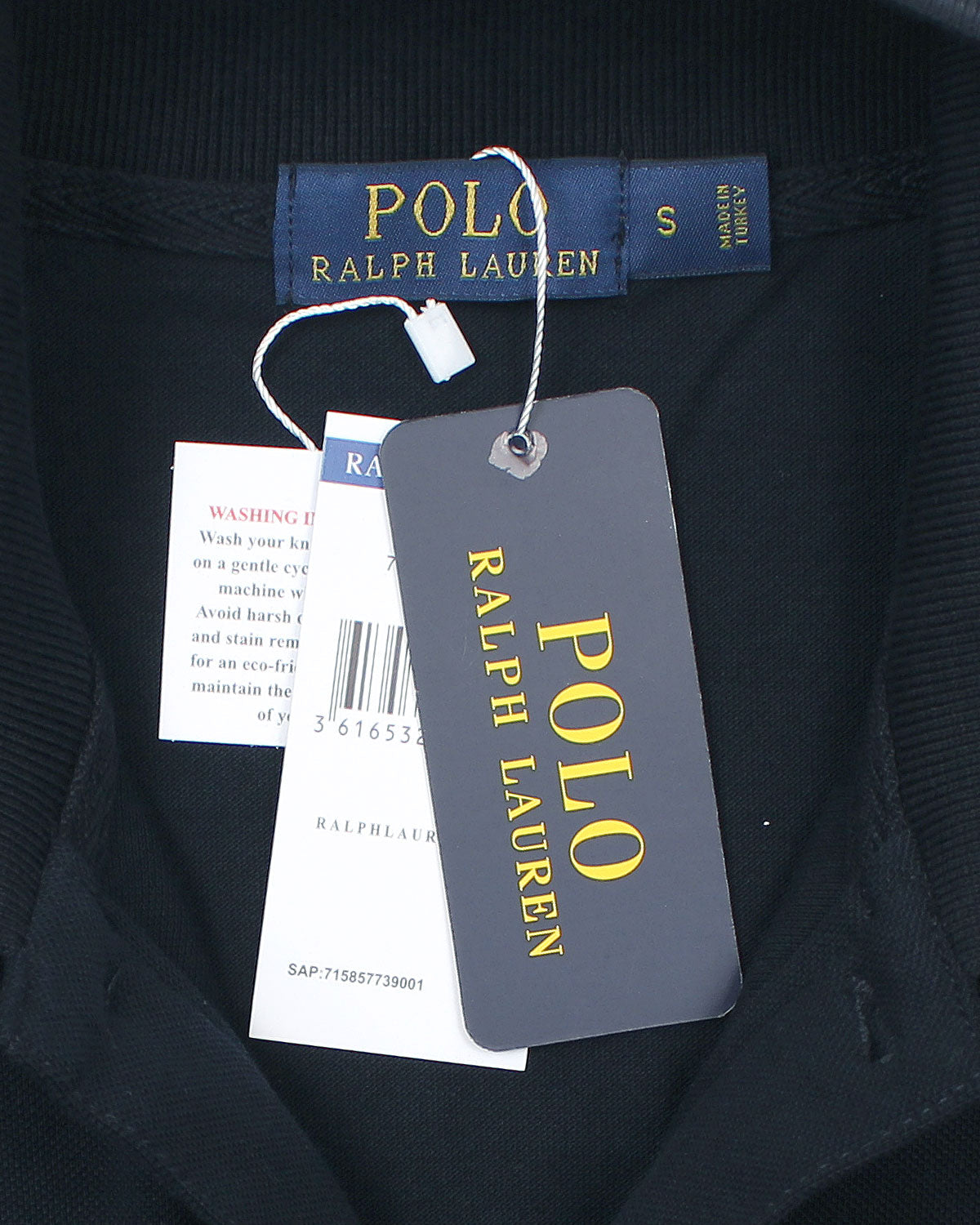 Premium Multi Pony Jersey Polo - Navy Blue