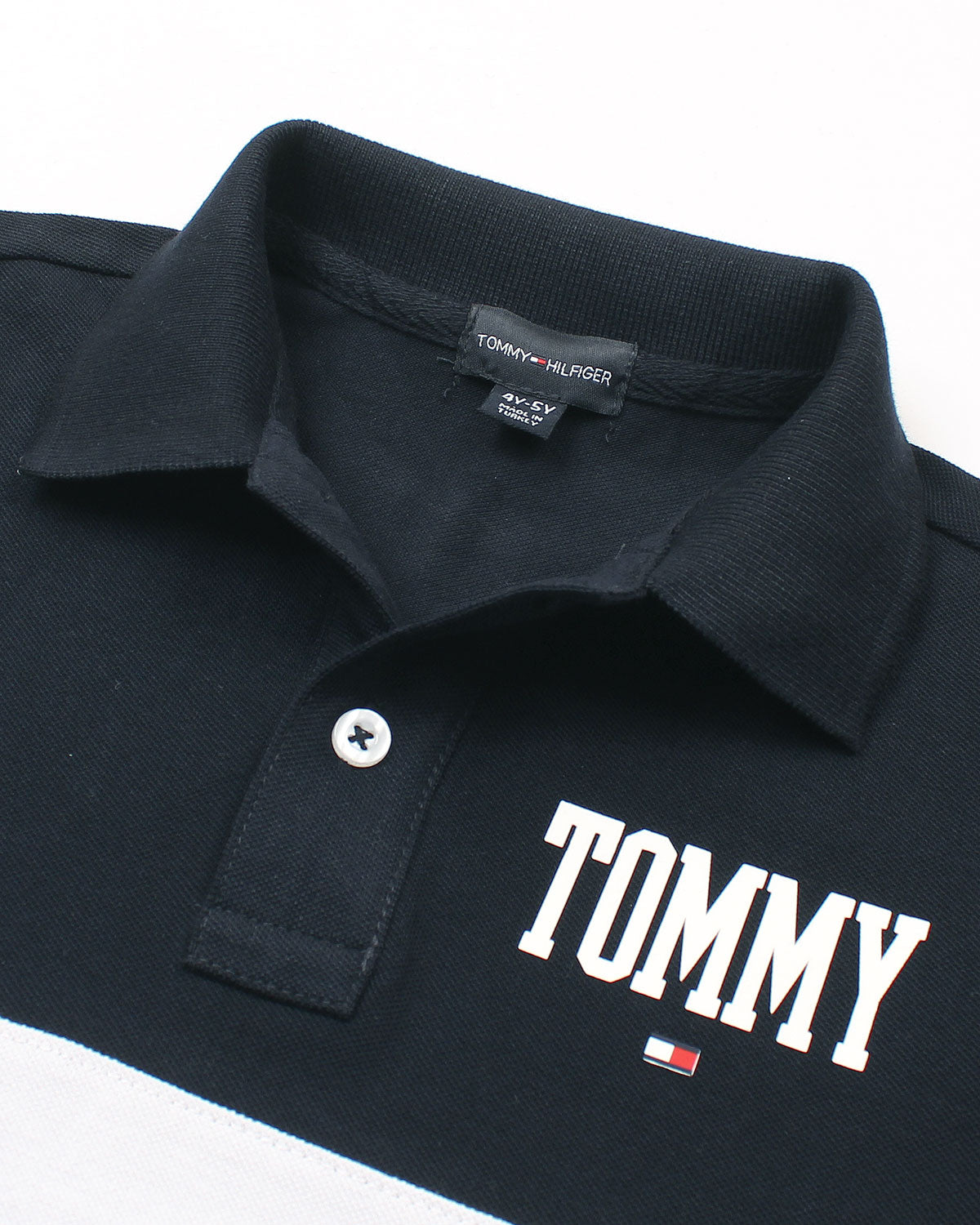 Kids Contrast Panel TH Polo Shirt - N-W-S