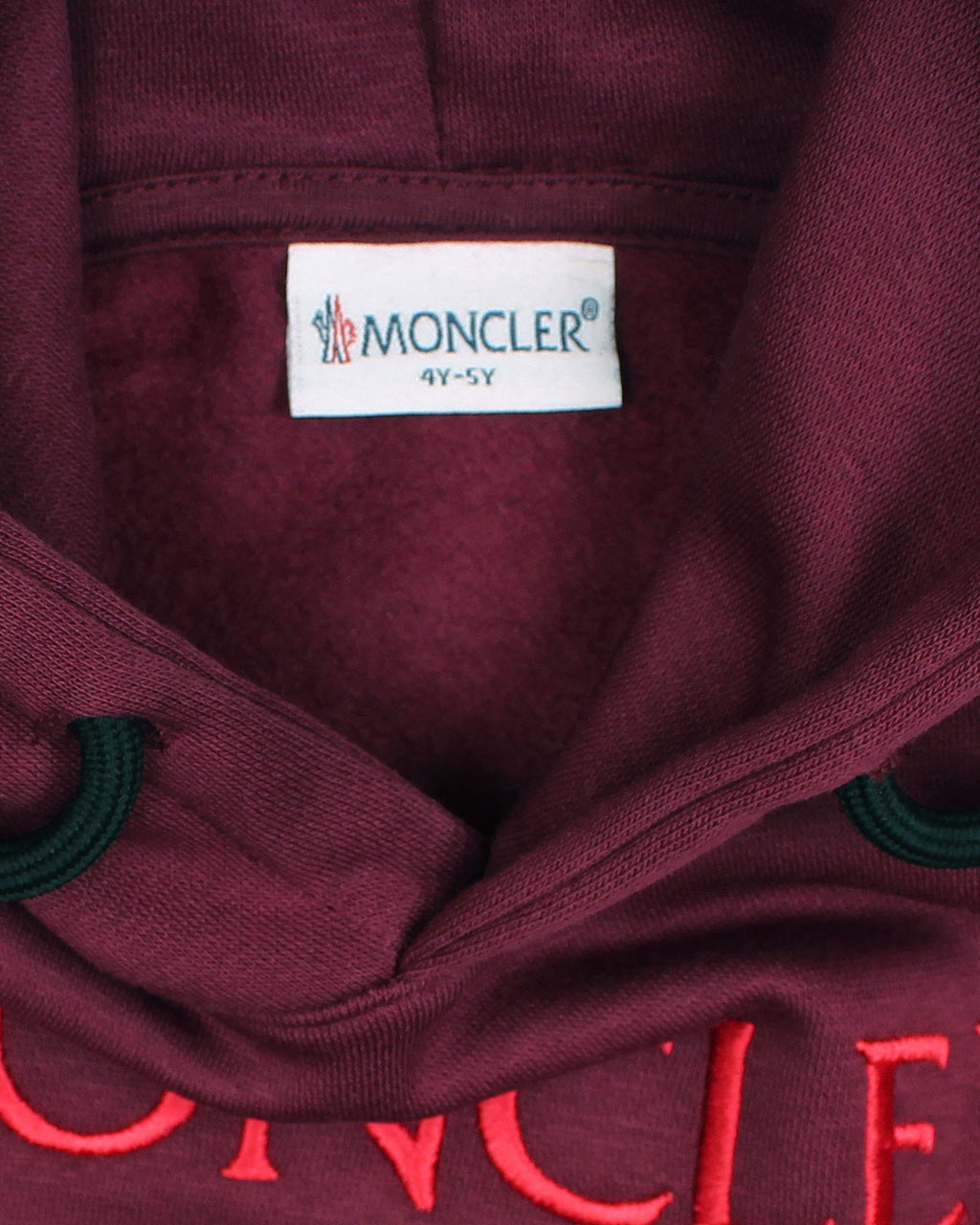 Mon. Logo Kids Hoodie - Maroon