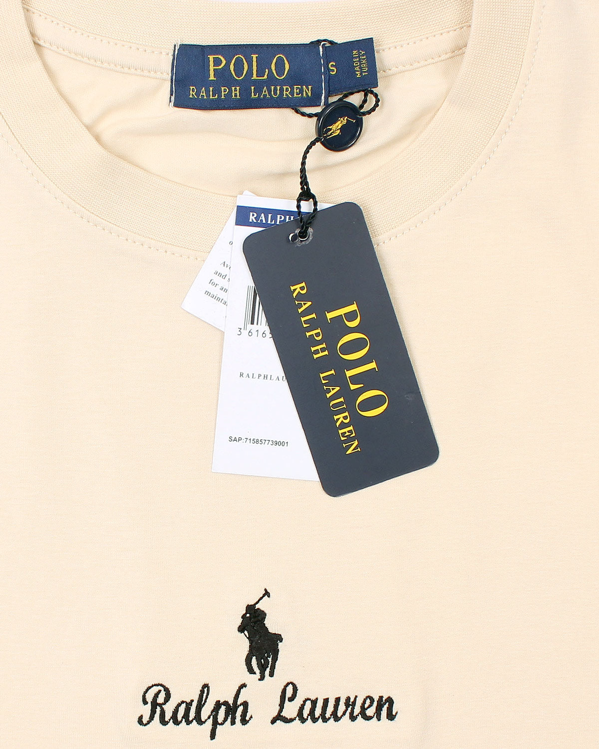 Iconic Men's Pony T Shirt - Off White