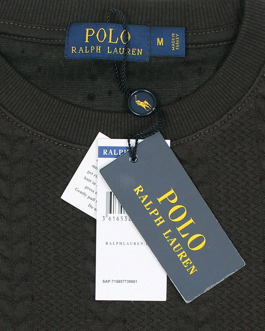 Premium Men's Fleece Sweater - Dark Grey