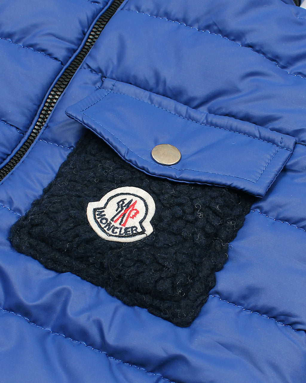 Kids Mon. Puffer Hooded Jacket - Royal Blue