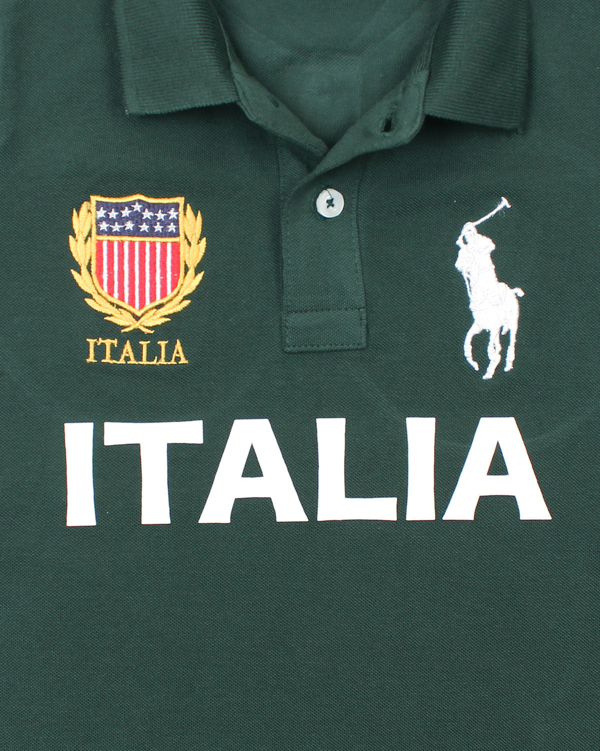 Kids Country ITALIA Polo Shirt - Green