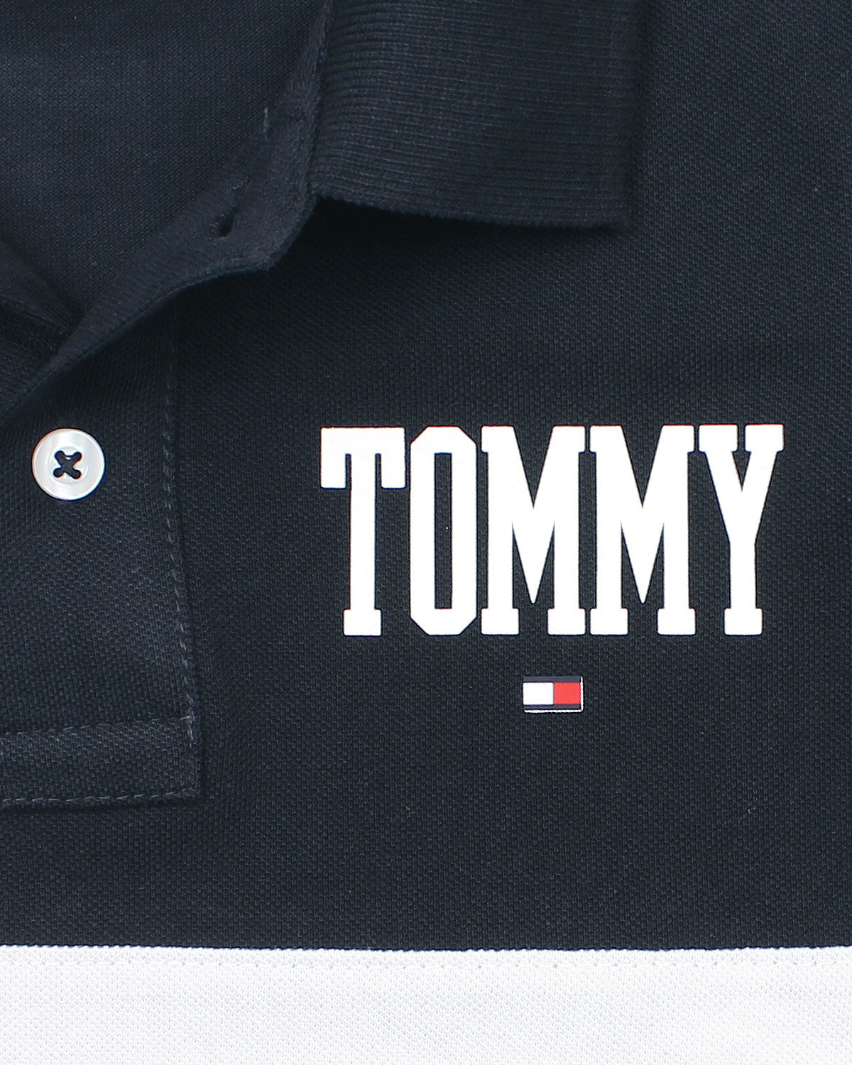 Kids Contrast Panel TH Polo Shirt - N-W-S