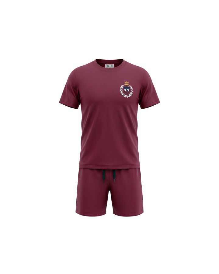 Kids IT Flag Tracksuit - Maroon