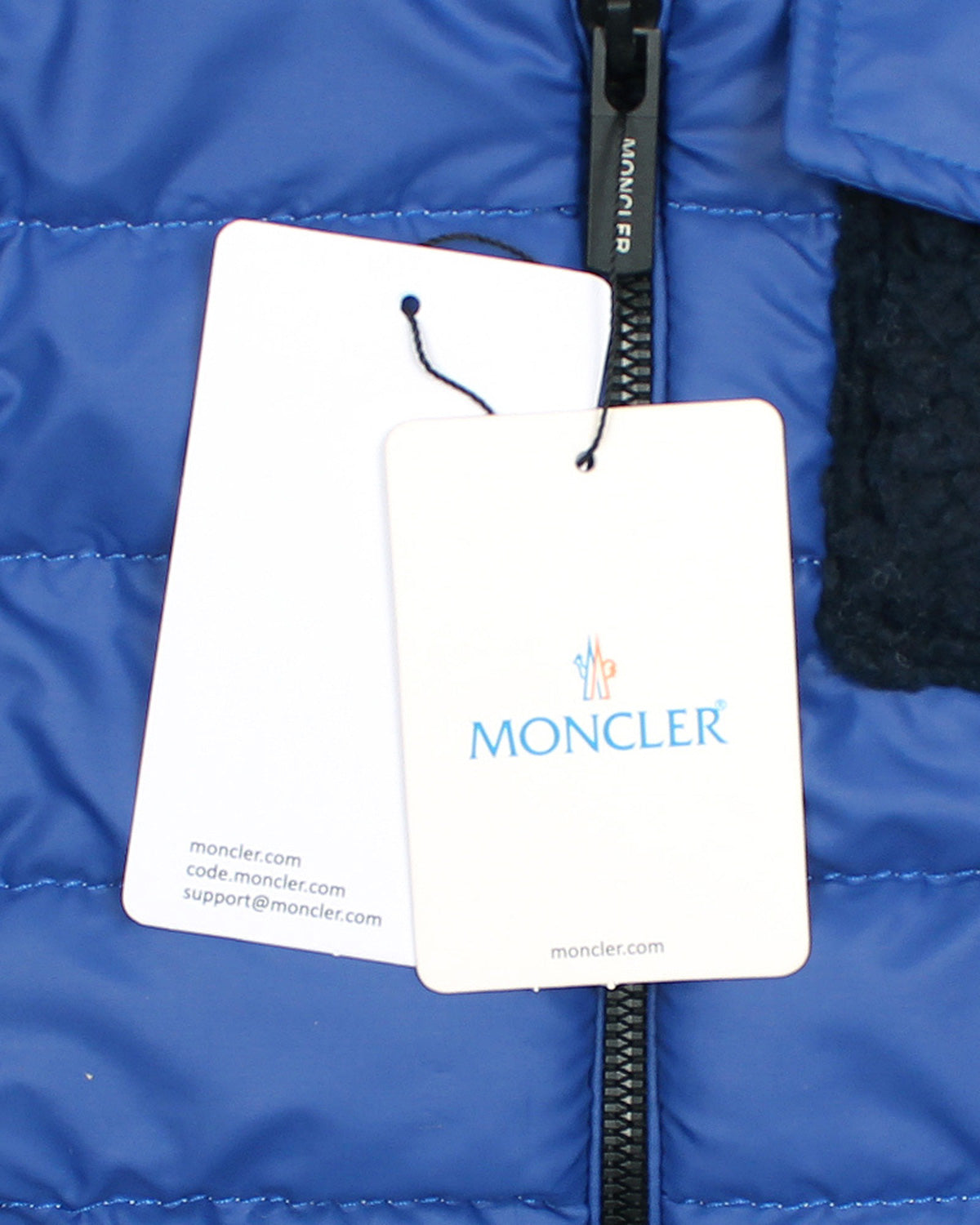 Kids Mon. Puffer Hooded Jacket - Royal Blue