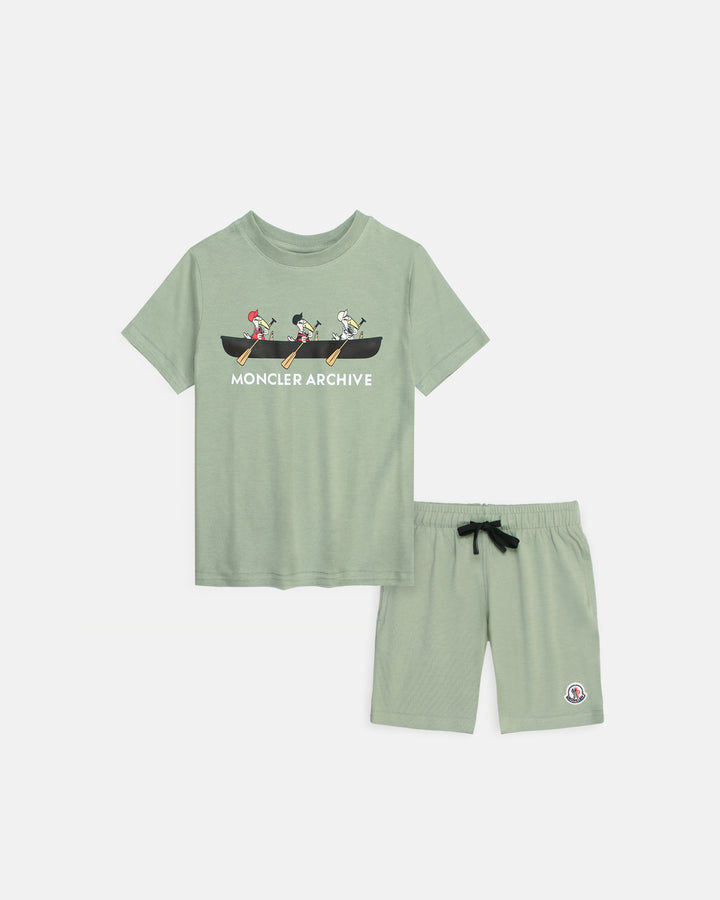 Kids Archive Tracksuit - C Green