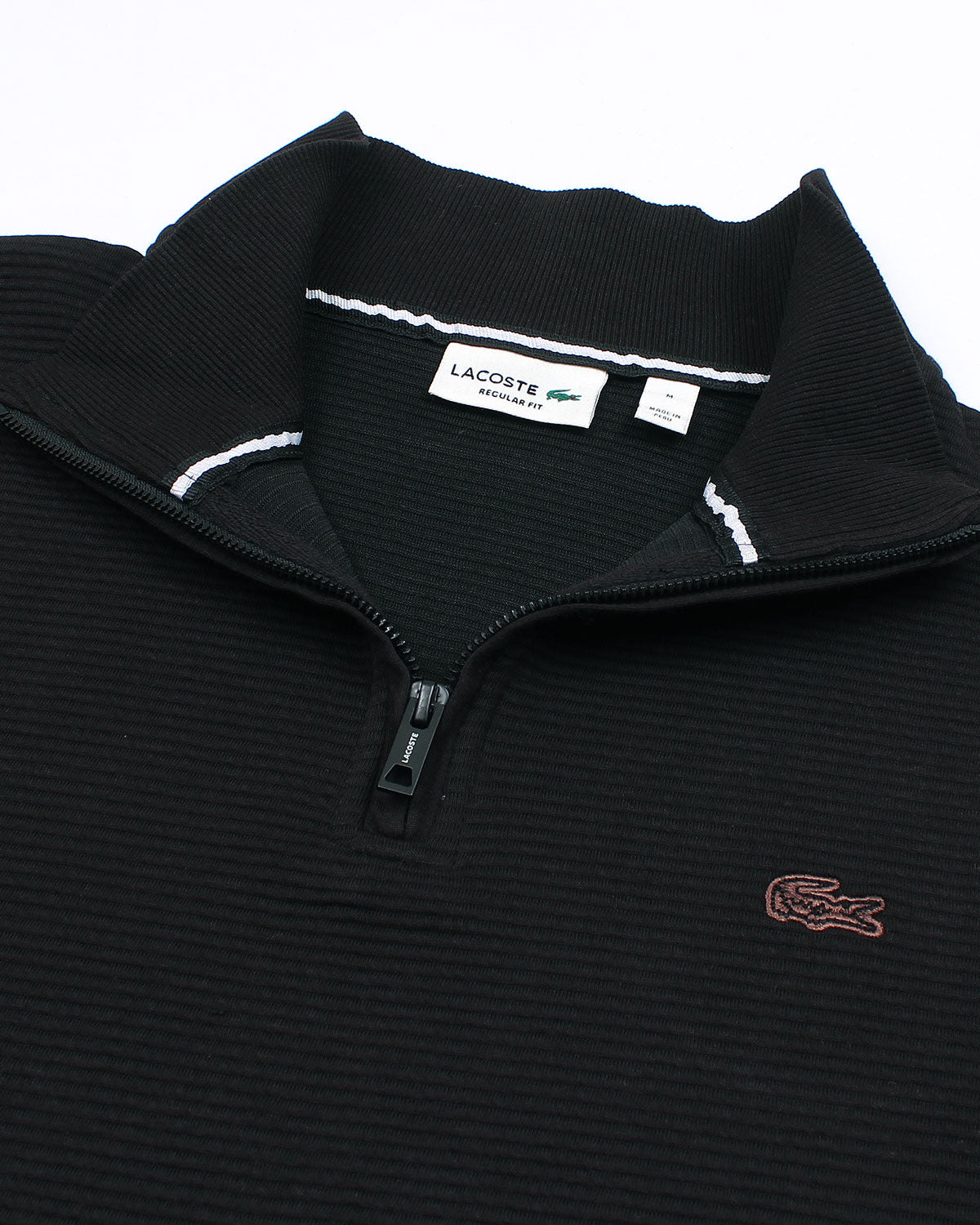 Premium Men's Loc. Mock Neck - Black