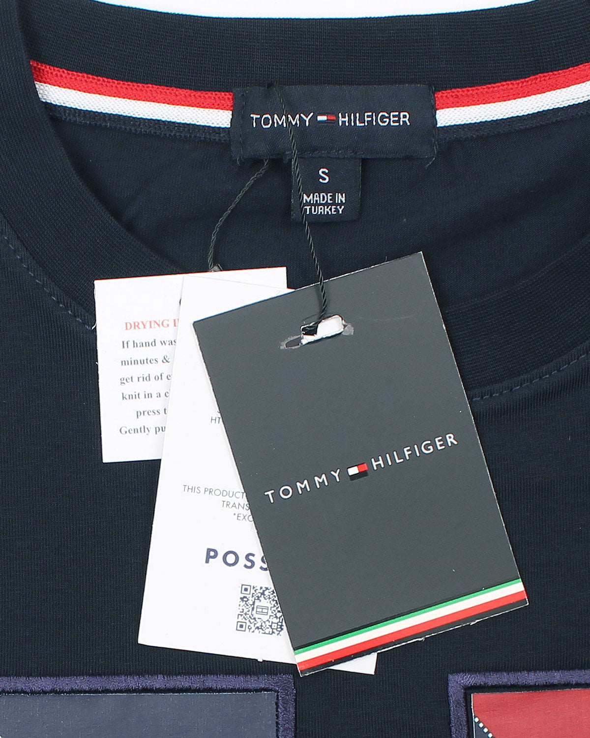 Men's Hil. Motive T Shirt - Navy Blue