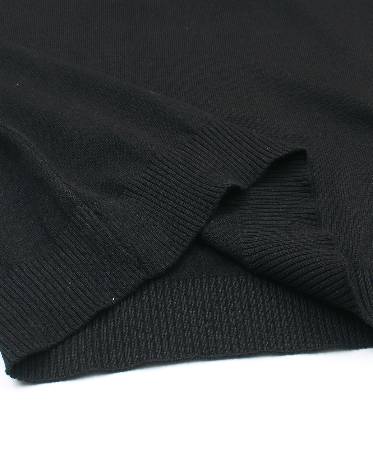 Exclusive Knitted Johny Collar Polo Shirt - Black
