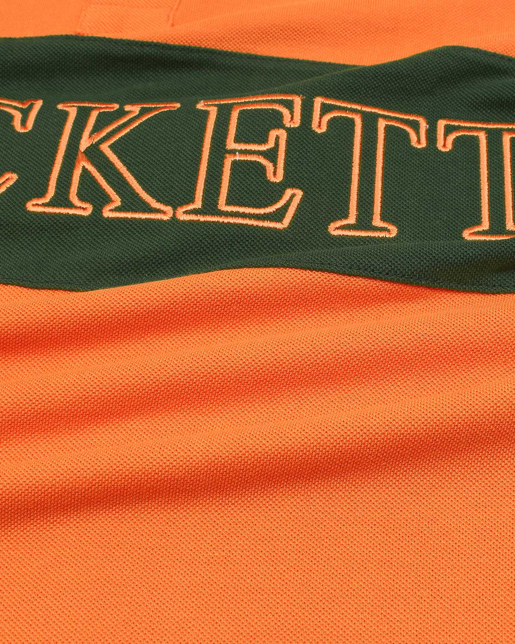 Premium Men Contrast Panel Polo - Orange