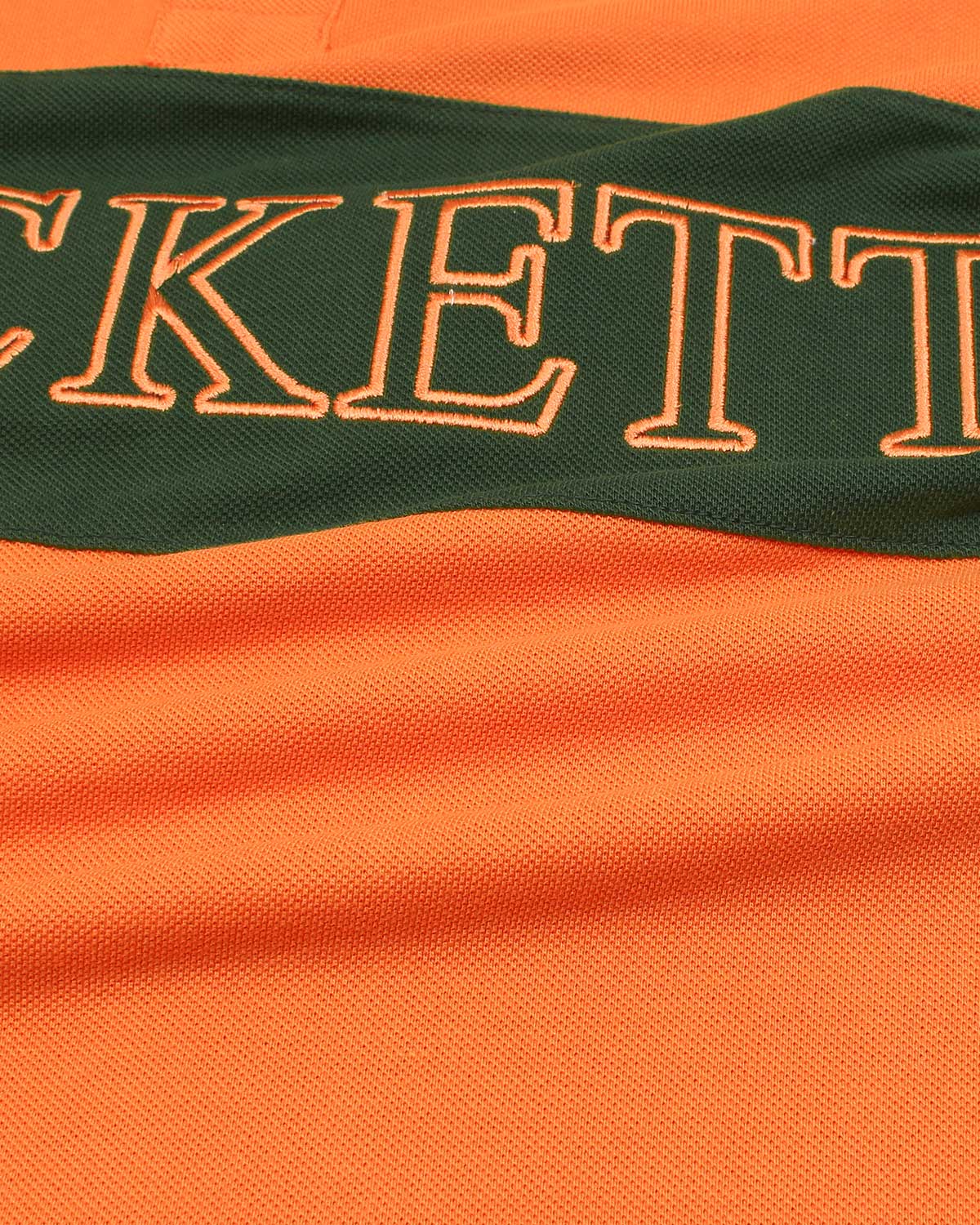 Premium Men Contrast Panel Polo - Orange