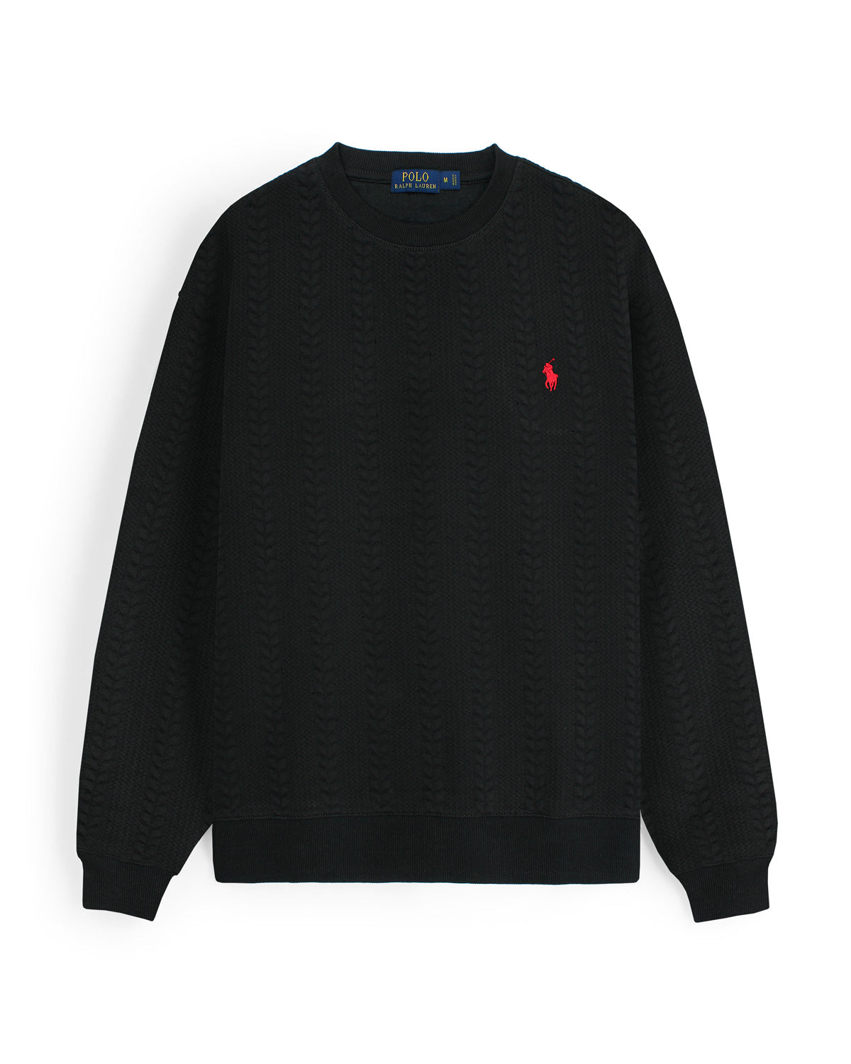 Premium Men's Fleece Sweater - Black