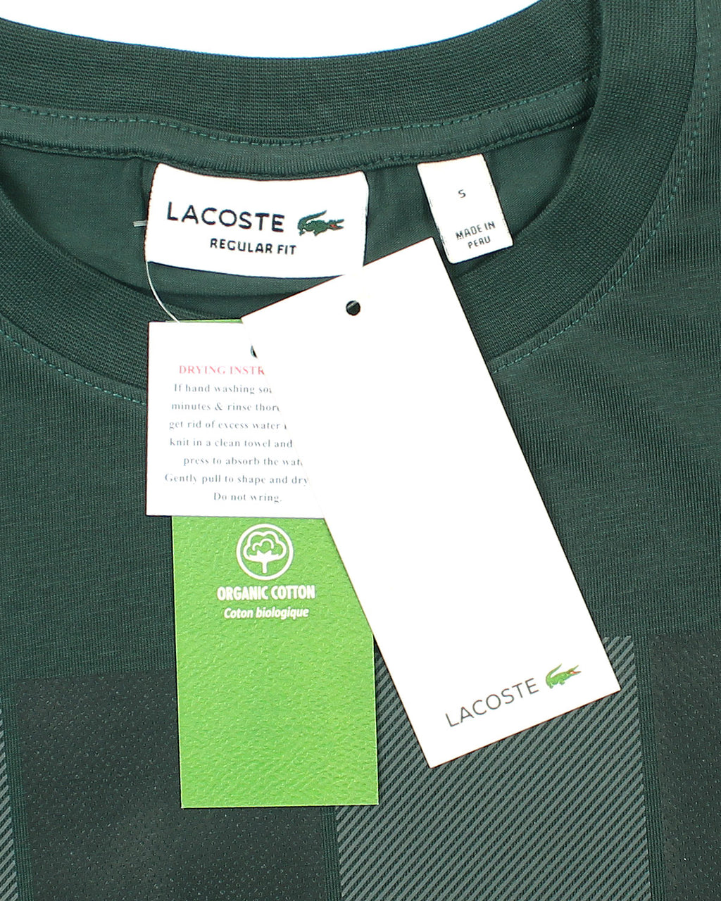 Men's Lac Graphic Grid T Shirt - Green