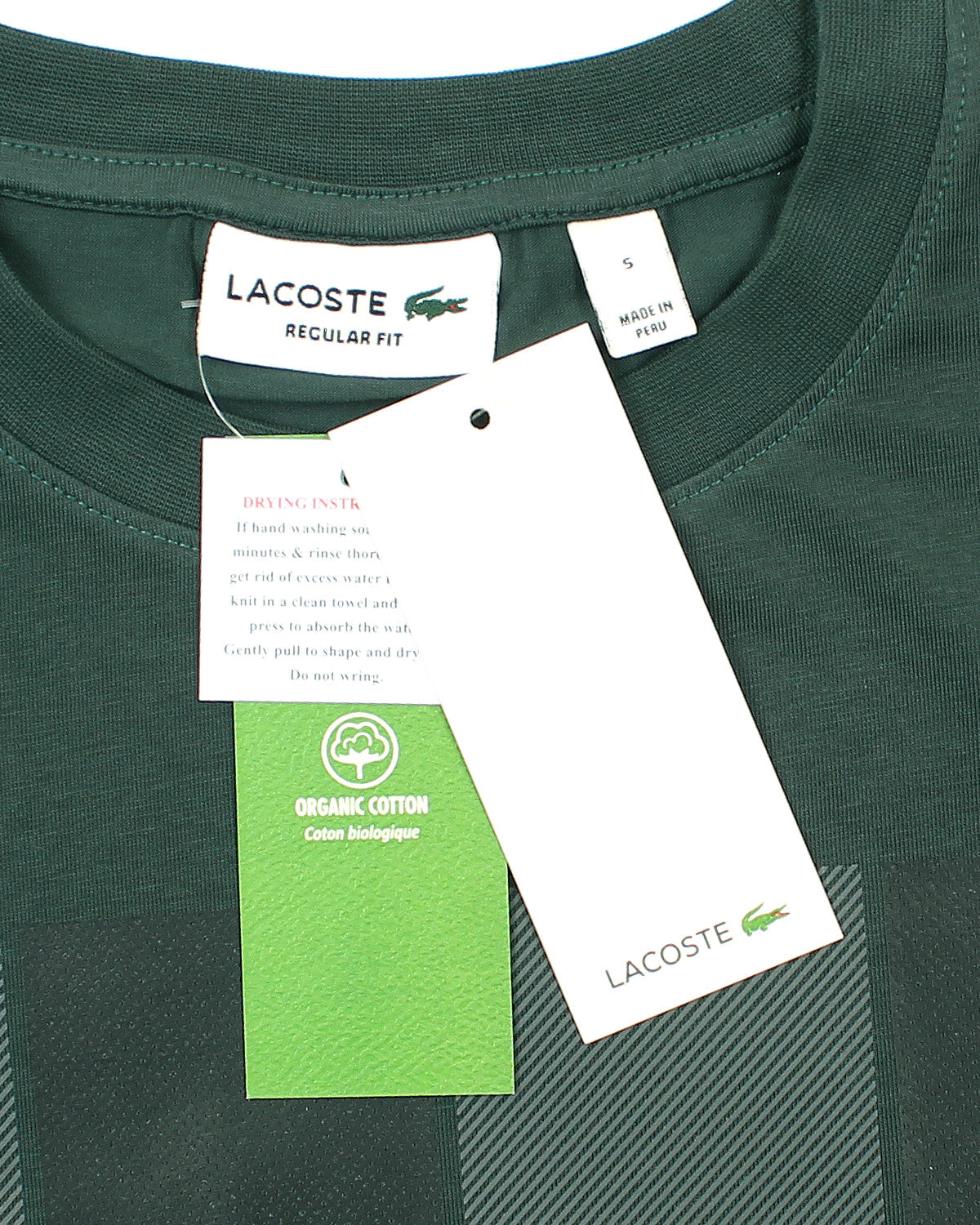 Men's Lac Graphic Grid T Shirt - Green