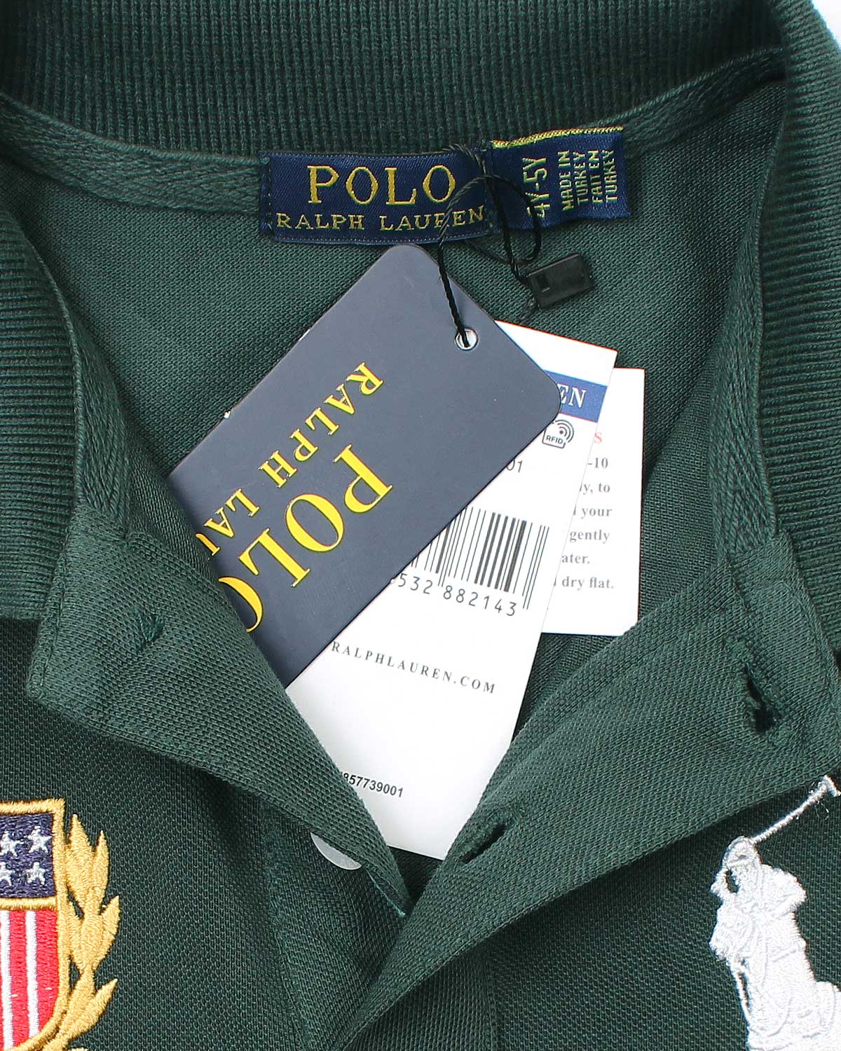 Kids Country ITALIA Polo Shirt - Green