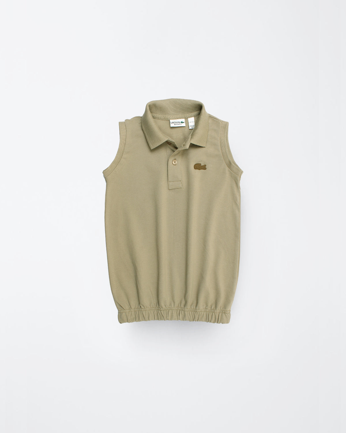 Premium Baby Girl Lac. Polo Shirt - Beige