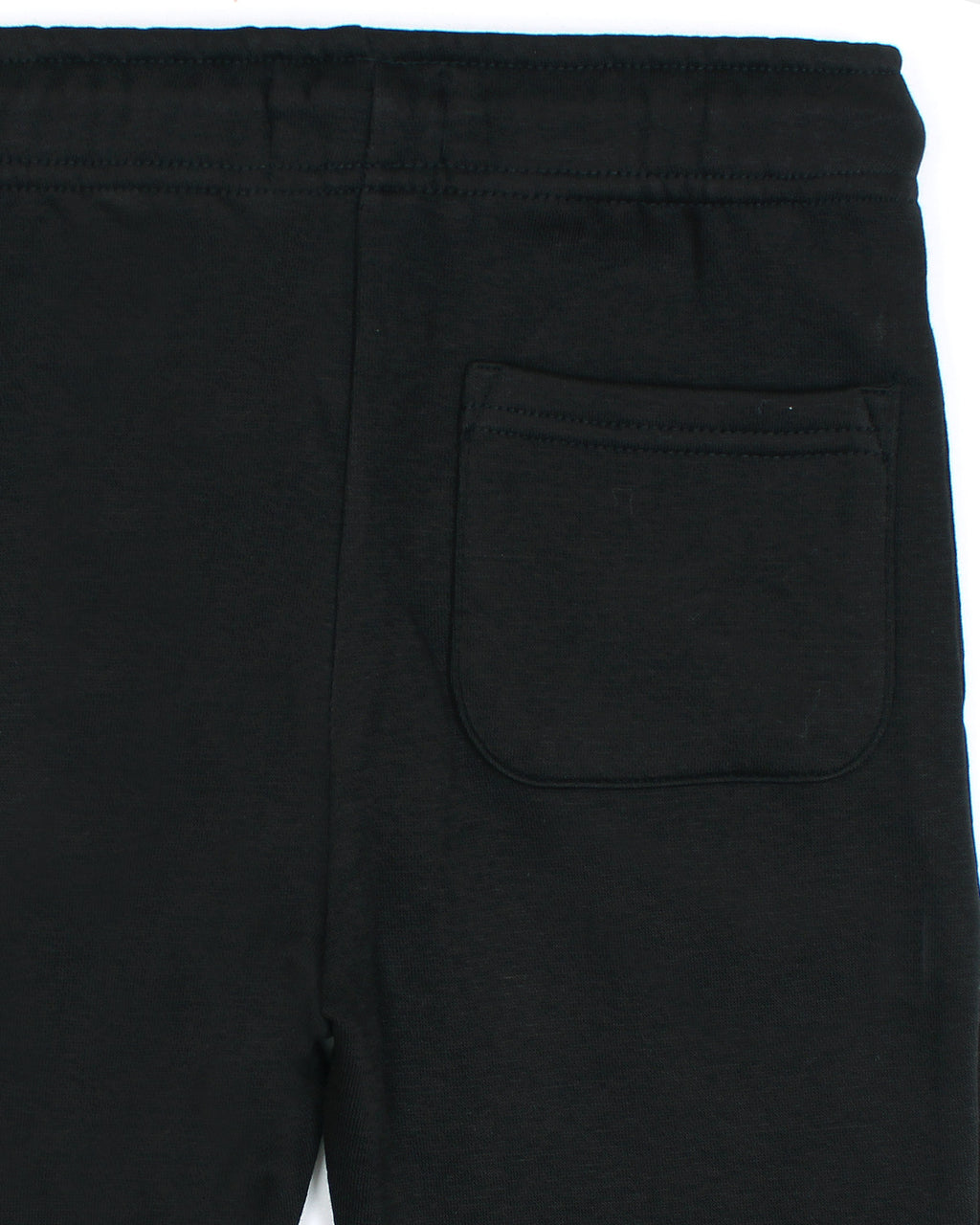 Kids Winter Basketball Jogger Pants - Black