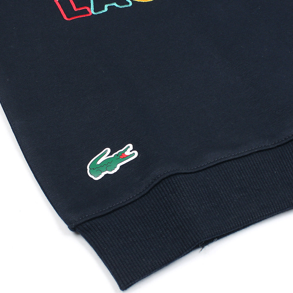 Kids Lac. Embraided Sweatshirt - Navy Blue