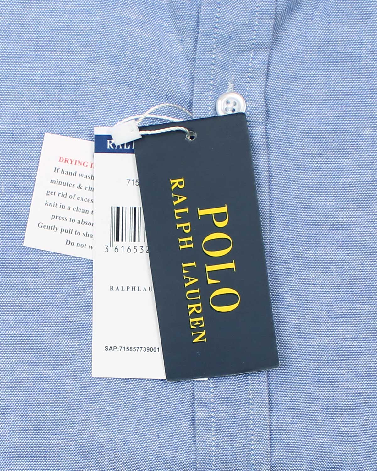 Kids Button Down Oxford Shirt - Sky Blue