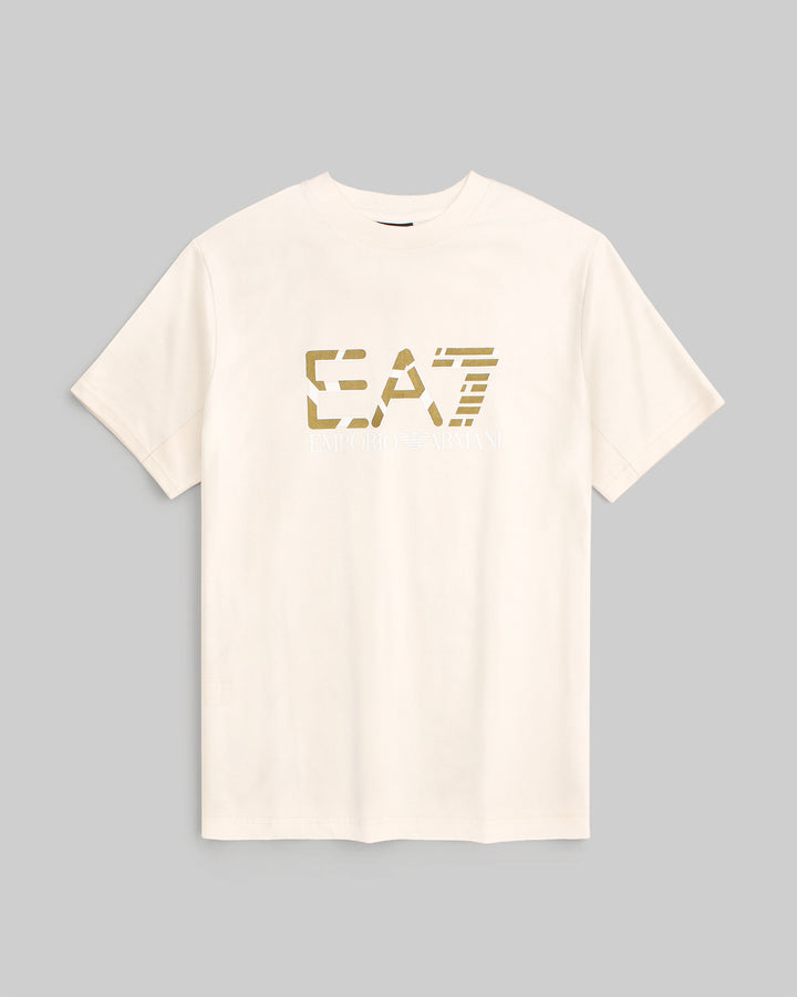 Premium Men's EA7 Oversize T Shirt - Off White