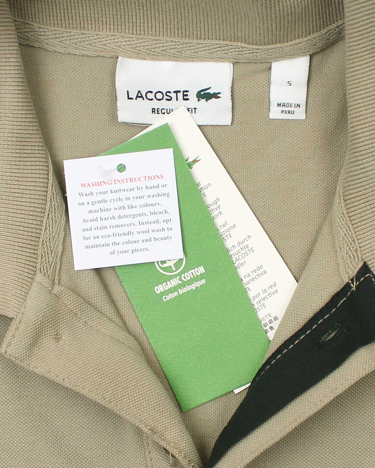 Premium Men's Lac. Classic Polo Shirt - Brown