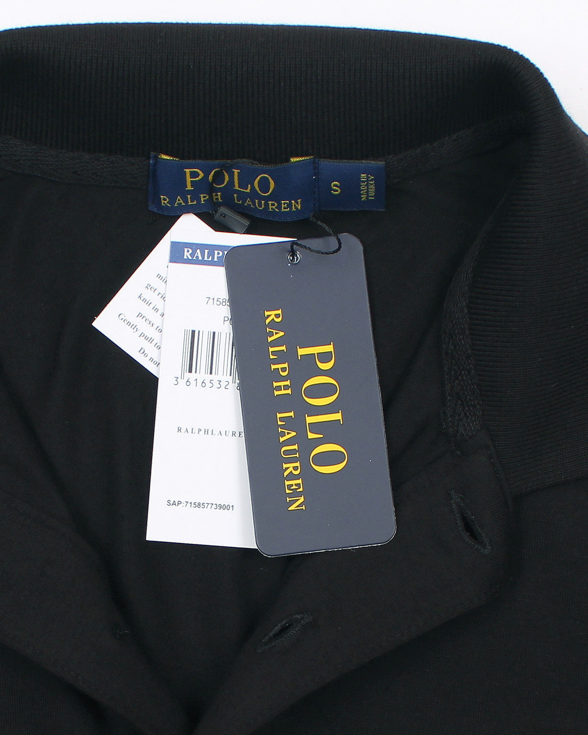 Men's Modal Iconic Red Pony Polo Shirt - Black