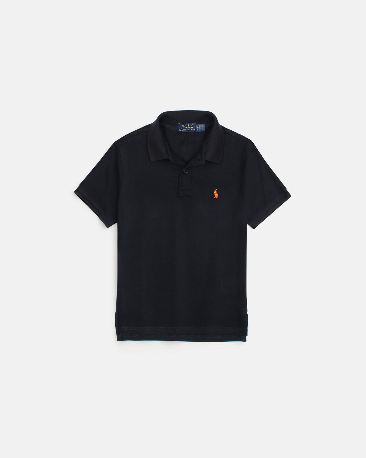 Iconic Kids basic Polo - Black