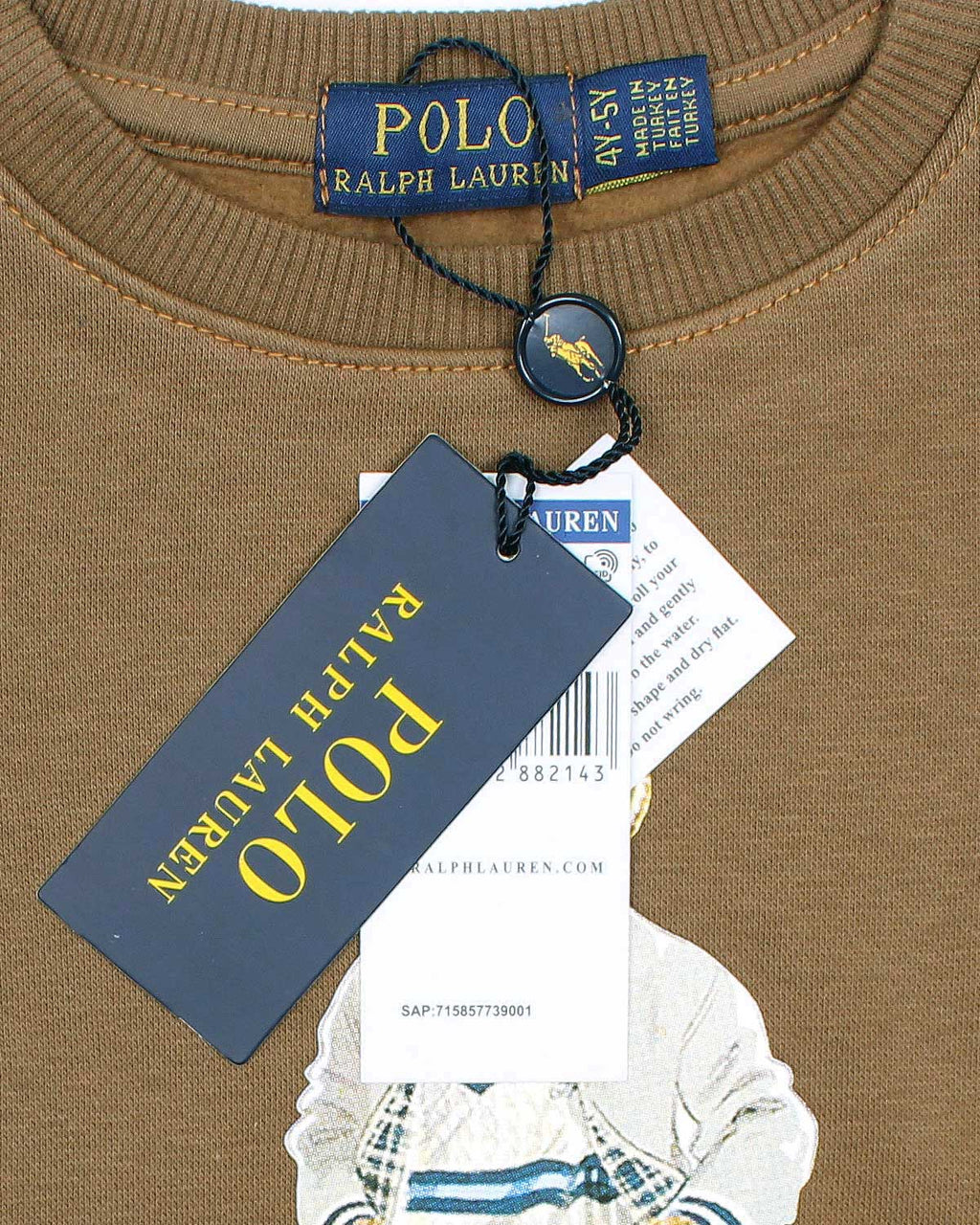 Kids Premium Cool Bear Sweat - Brown