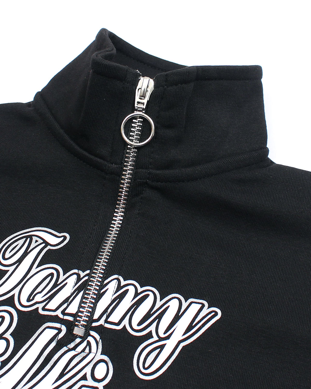 Baby Girls High Neck Tracksuit - Black