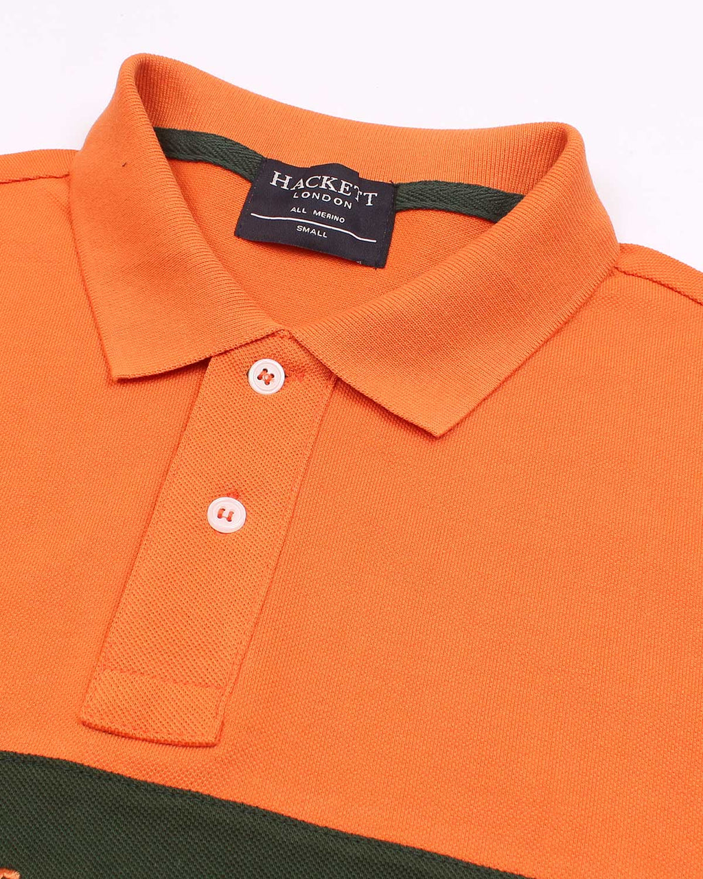 Premium Men Contrast Panel Polo - Orange