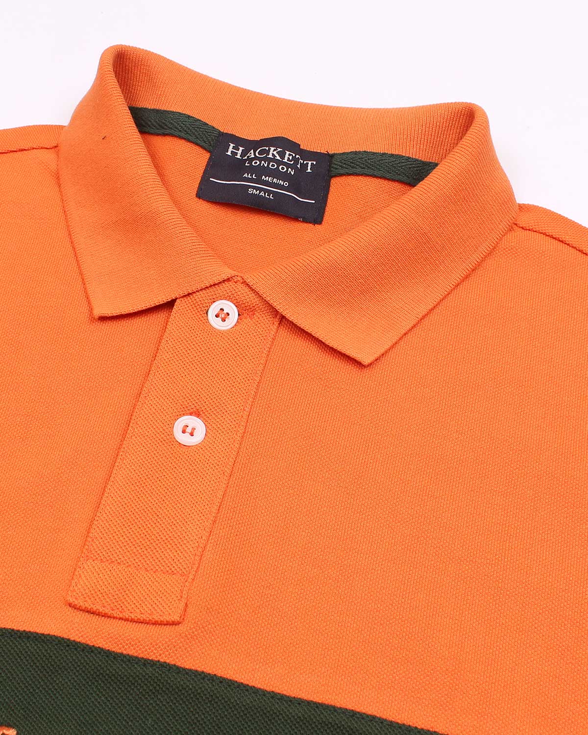 Premium Men Contrast Panel Polo - Orange
