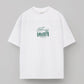 Lac. Men's Oversized Graphic Logo T-Shirt – White