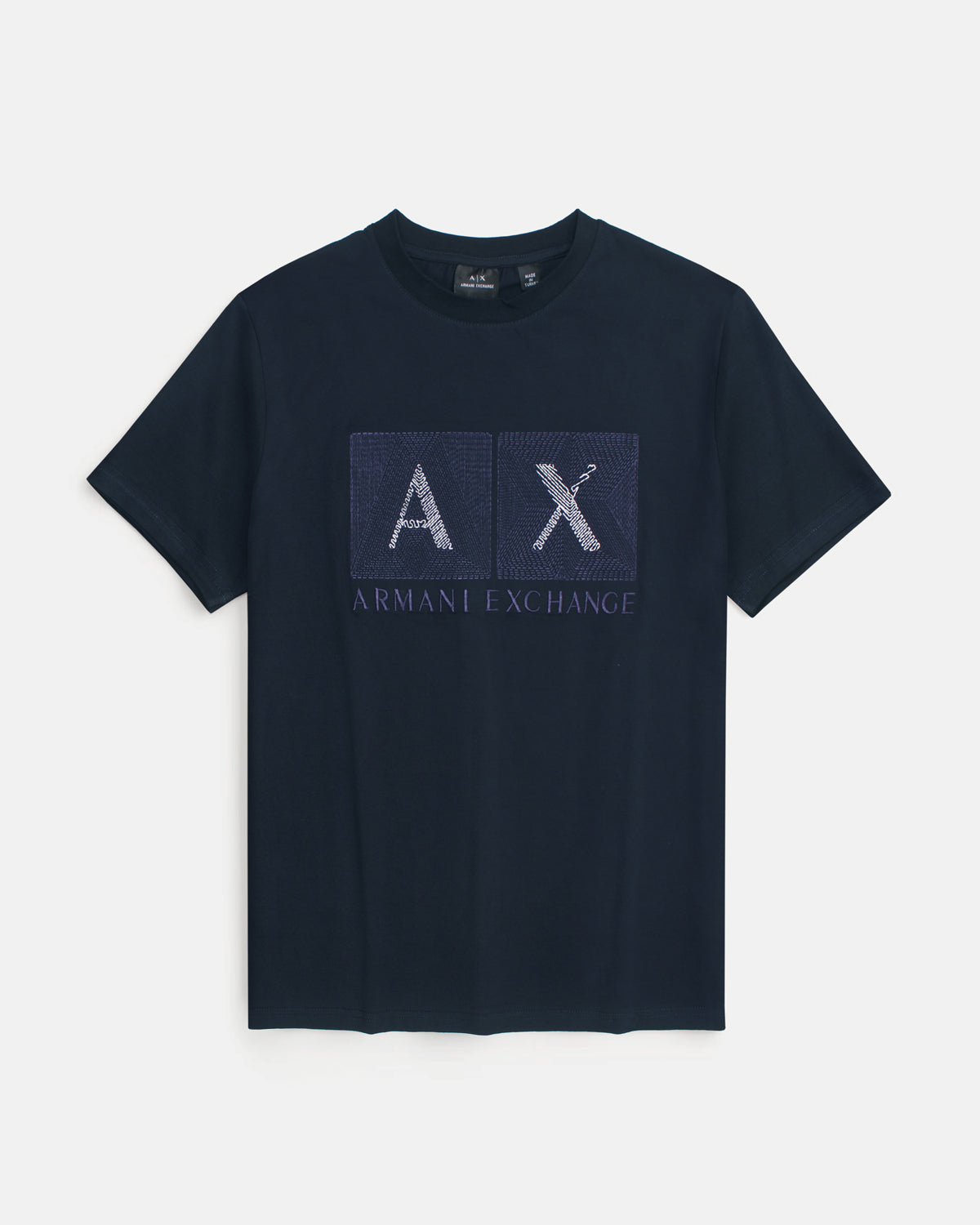Men's A.X Emb. T Shirt - Navy Blue