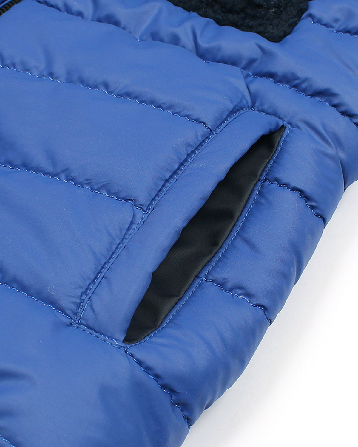Kids Mon. Puffer Hooded Jacket - Royal Blue