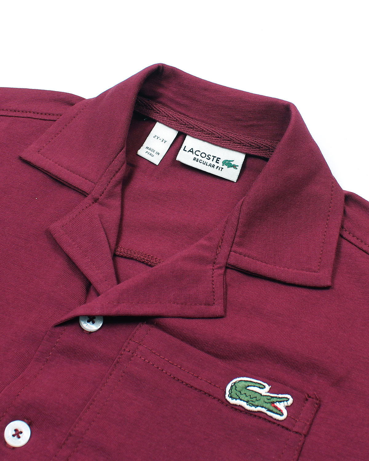 Kids Notch Lapel Tracksuit Set - Maroon