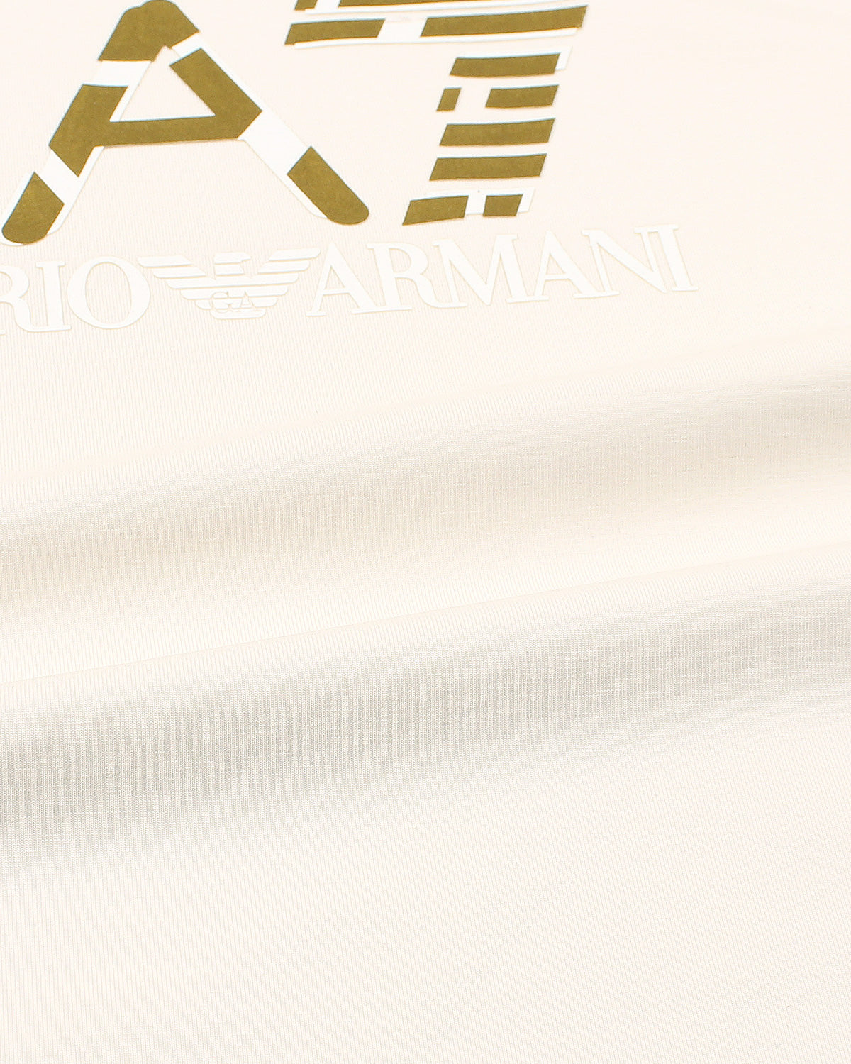 Premium Men's EA7 Oversize T Shirt - Off White