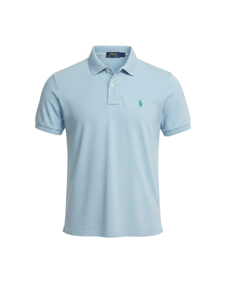 Men's Modal Iconic Polo Shirt - Sky Blue