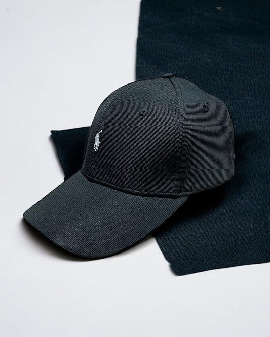 Premium Polo Cap - Black