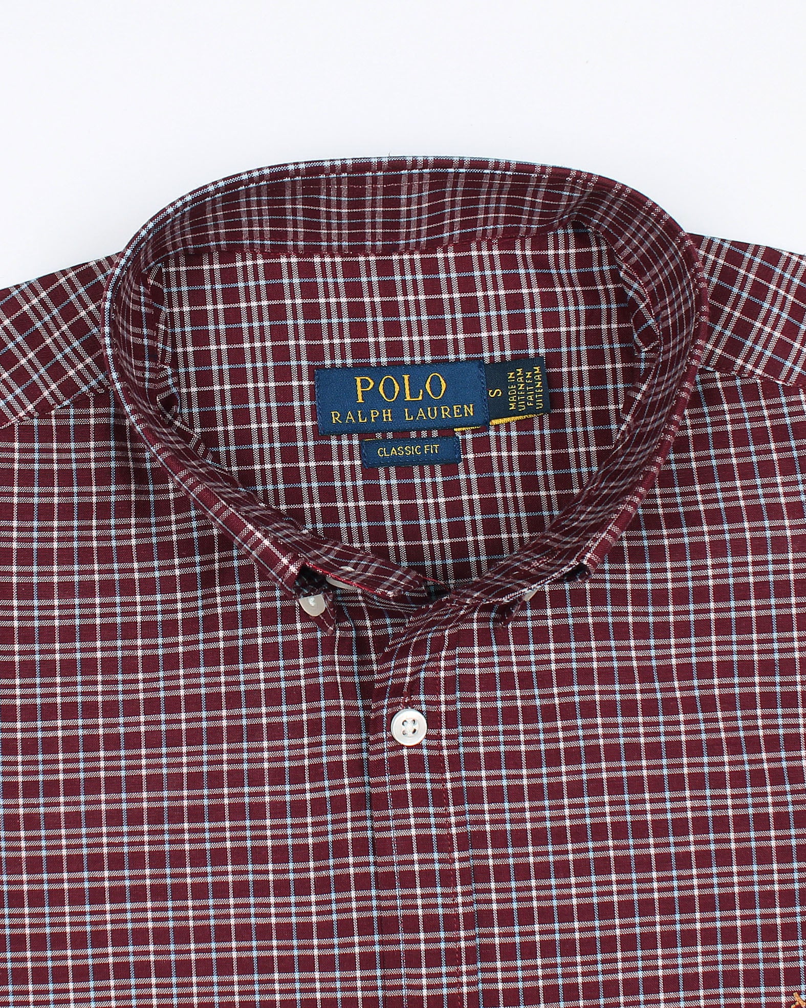 Iconic Pony Checkered Shirt - Red