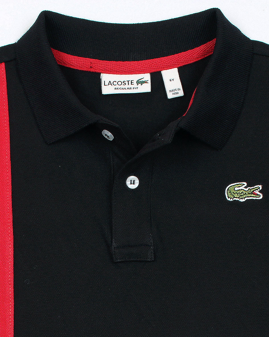 Exclusive Panel L-S-C-T Kids Polo - R-B