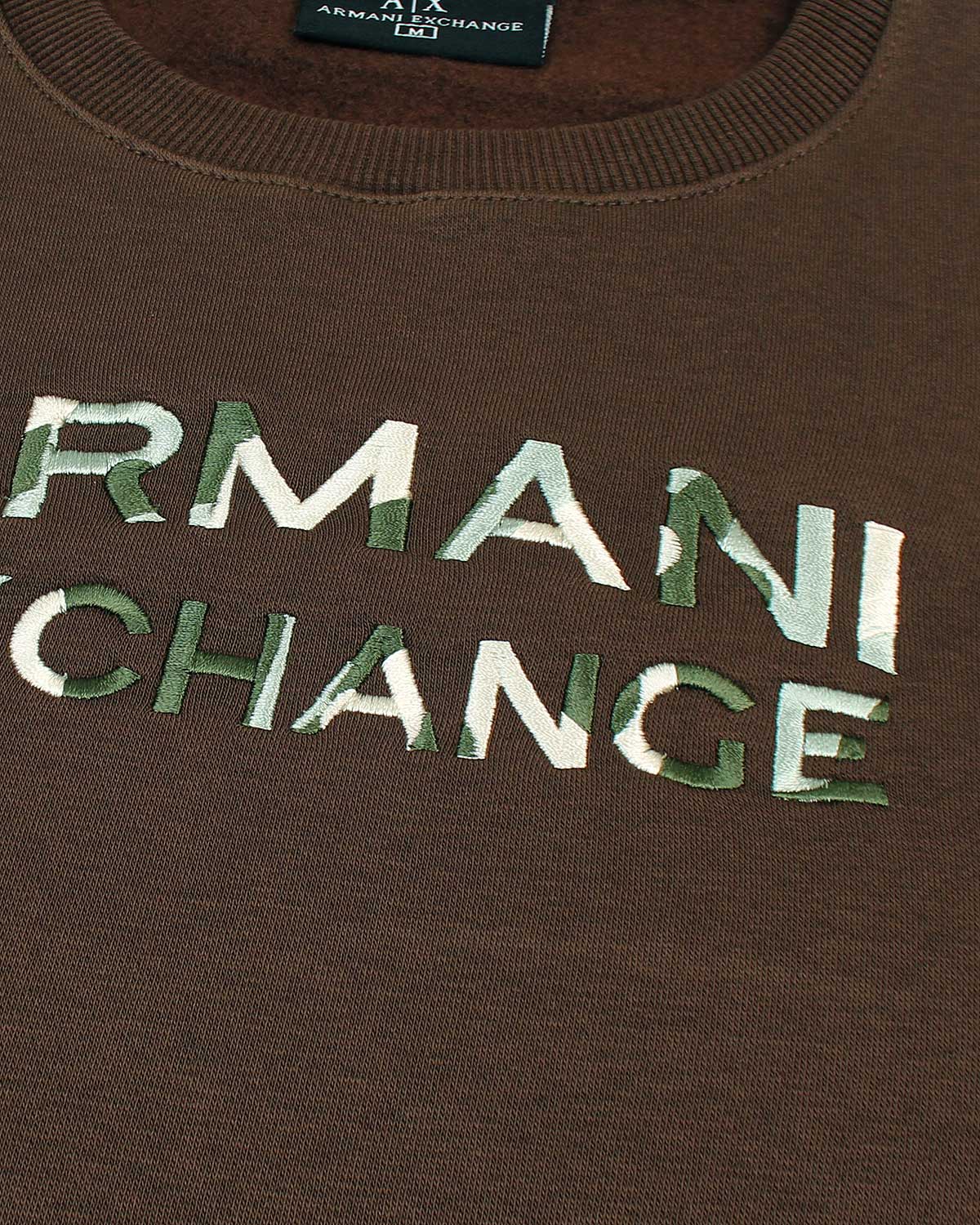 Exclusive A-X Camo Mens Sweat - Brown