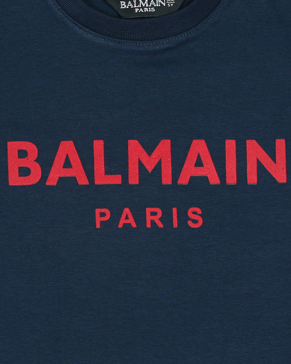Exclusive Boys B-L-M-N Tee - Navy Blue