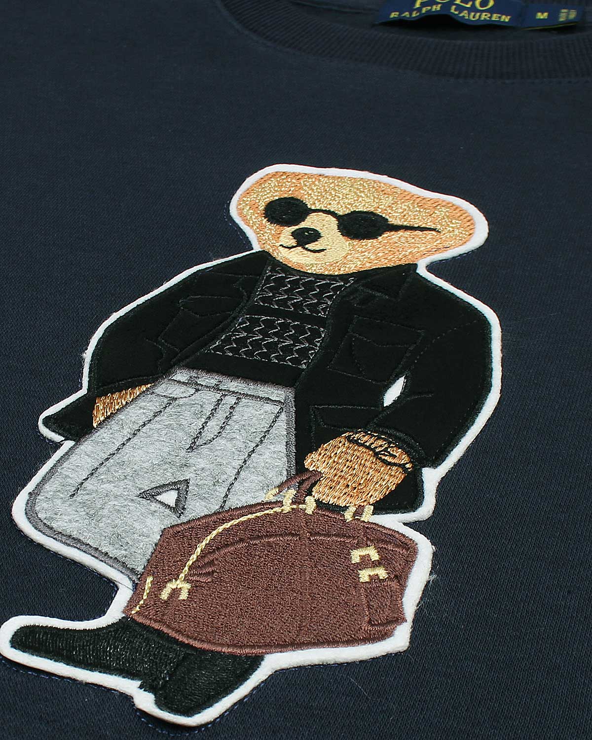 Exclusive Mens Bear Sweat - Navy Blue