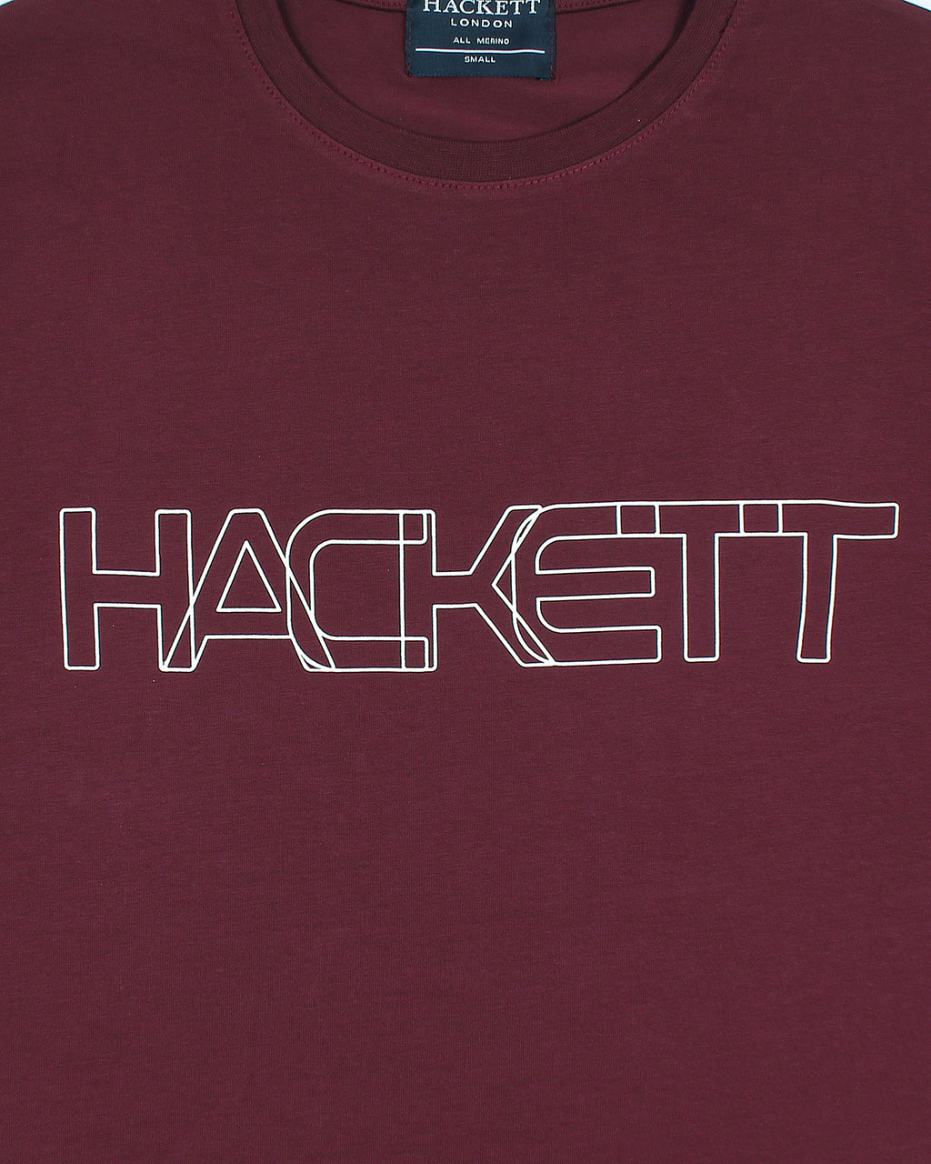 HKT Motive Crew Neck Shirt - Maroon