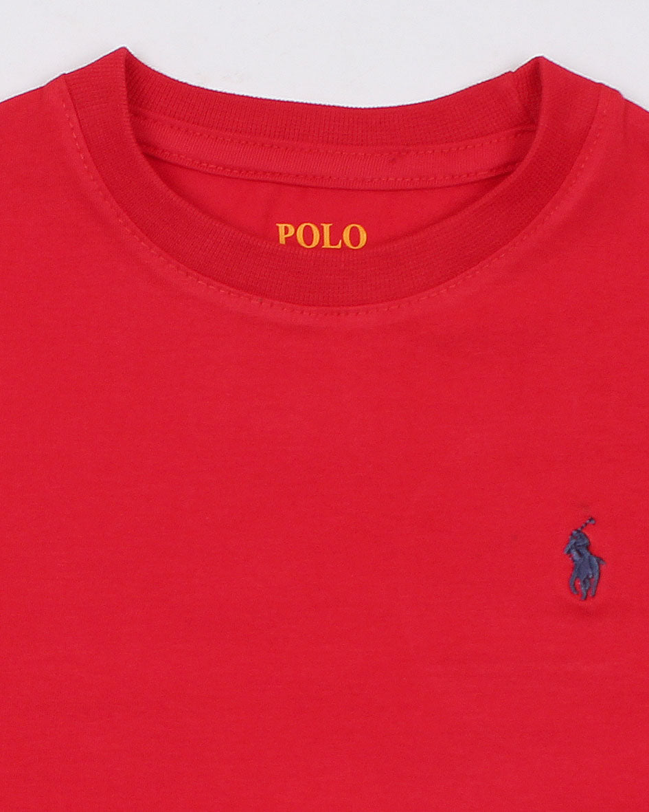 Exclusive Boys R/L Basic Tee - Red