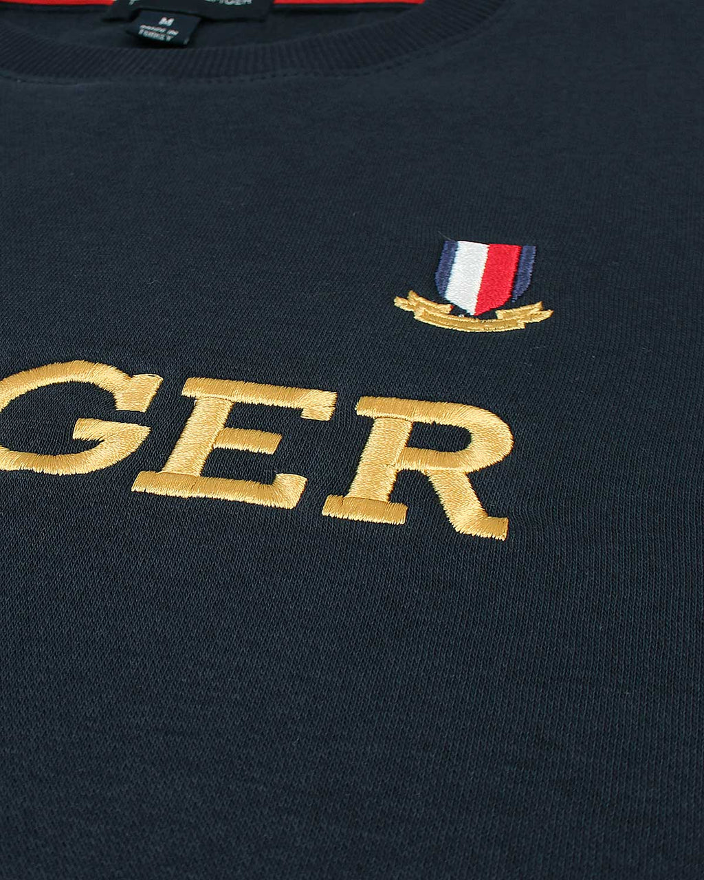 Premium Mens Flag Tommy Sweat - Navy Blue