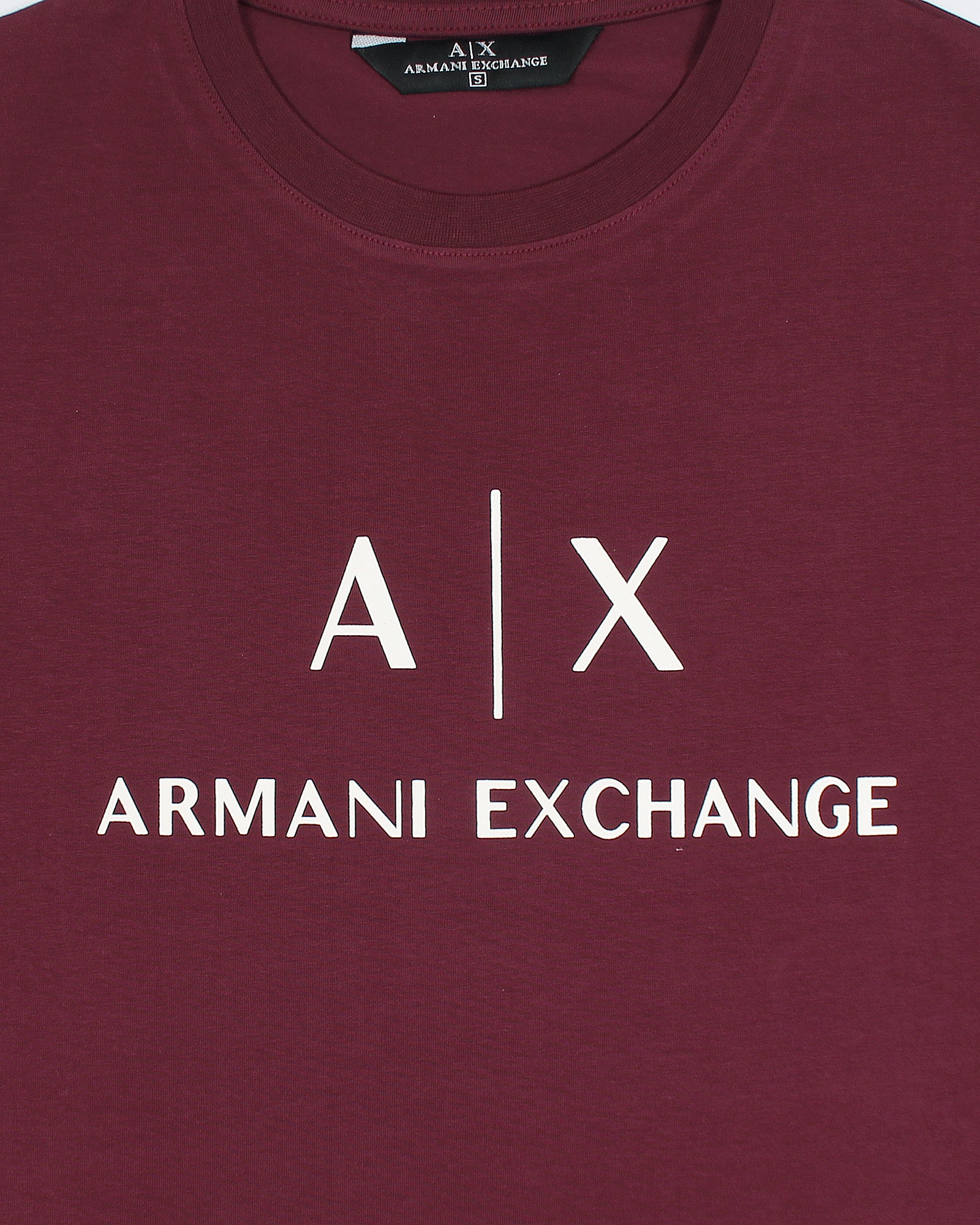 Exclusive A-X Sign Tee Shirt - Maroon