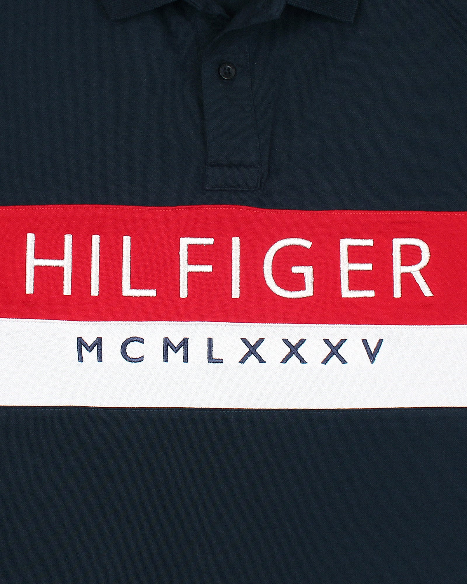 Exclusive Tommy Panel Polo - Black